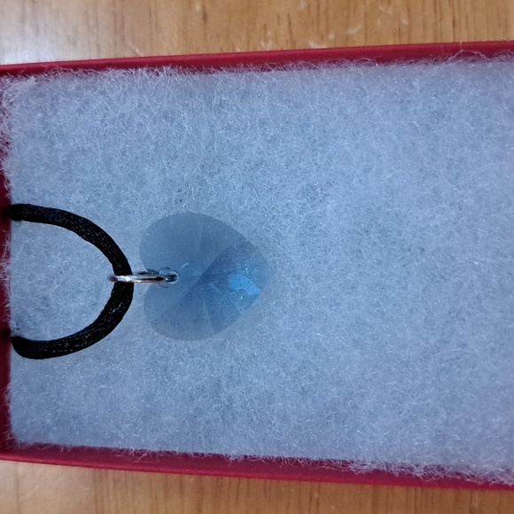 Just Twilight Crystal Heart Necklace - Picture 3 of 6